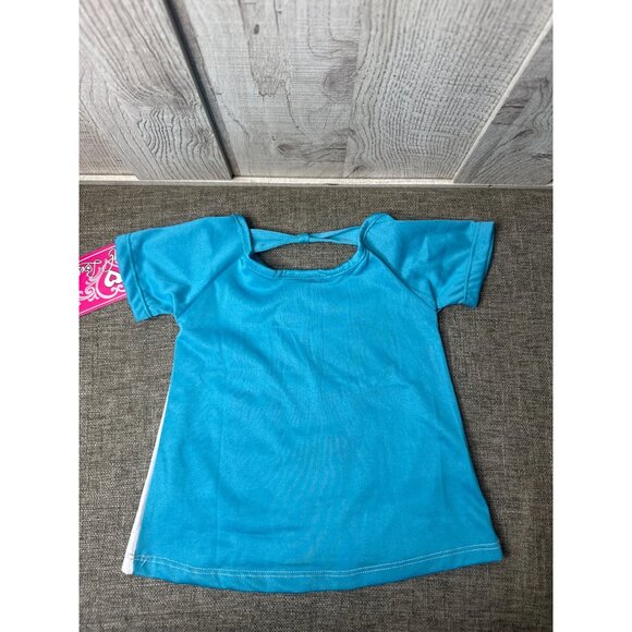 Girl Power 2 Pc Outfit Shirt & Shorts by Real Love Size 12M and Headband - Picture 4 of 10